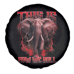 Alabama Fan Spare Tire Cover This Is How We Roll Bama Mascot Game Day TS10 Print Your Wear