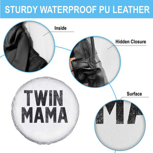 Twin Mama Spare Tire Cover Pregnancy Announcement New Mom Mothers Day Gift TS10 Print Your Wear