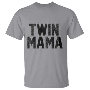 Twin Mama T Shirt Pregnancy Announcement New Mom Mothers Day Gift TS10 Sport Gray Print Your Wear