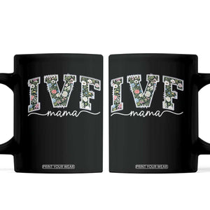 IVF Mama Coffee Mug Floral Mom Mothers Day TS10 Black Print Your Wear