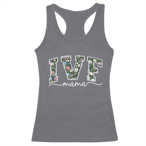 IVF Mama Racerback Tank Top Floral Mom Mothers Day TS10 Charcoal Print Your Wear