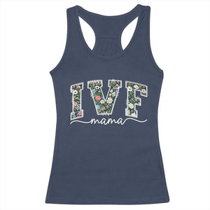 IVF Mama Racerback Tank Top Floral Mom Mothers Day TS10 Navy Print Your Wear