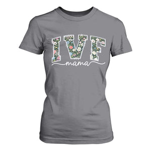 IVF Mama T Shirt For Women Floral Mom Mothers Day TS10 Charcoal Print Your Wear