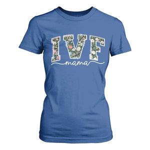 IVF Mama T Shirt For Women Floral Mom Mothers Day TS10 Royal Blue Print Your Wear