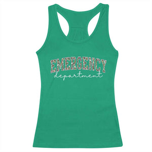 Floral Emergency Department Racerback Tank Top ER Nurse Gift TS10 Irish Green Print Your Wear