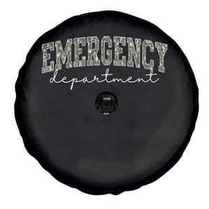 Floral Emergency Department Spare Tire Cover ER Nurse Gift TS10 Print Your Wear
