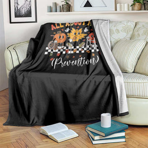 Fall Prevention Throw Blanket Autumn Thanksgiving Nurse PT OT TS10 Print Your Wear