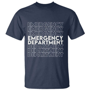 Emergency Department T Shirt Retro ER Nurse Gift TS10 Navy Print Your Wear