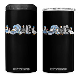 Radiologic Technologist Goose 4 in 1 Can Cooler Tumbler Funny X-Ray Tech CT MRI Gooses TS10 One Size: 16 oz Black Print Your Wear