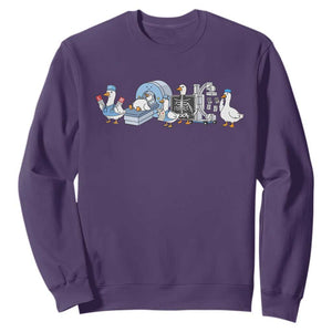 Radiologic Technologist Goose Sweatshirt Funny X-Ray Tech CT MRI Gooses TS10 Purple Print Your Wear