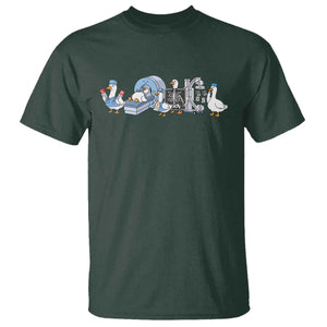 Radiologic Technologist Goose T Shirt Funny X-Ray Tech CT MRI Gooses TS10 Dark Forest Green Print Your Wear