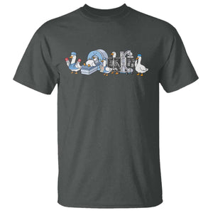 Radiologic Technologist Goose T Shirt Funny X-Ray Tech CT MRI Gooses TS10 Dark Heather Print Your Wear