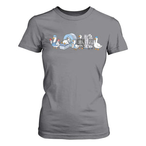 Radiologic Technologist Goose T Shirt For Women Funny X-Ray Tech CT MRI Gooses TS10 Charcoal Print Your Wear