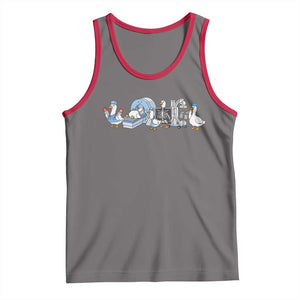 Radiologic Technologist Goose Tank Top Funny X-Ray Tech CT MRI Gooses TS10 Deep Heather Red Print Your Wear