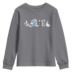 Radiologic Technologist Goose Youth Sweatshirt Funny X-Ray Tech CT MRI Gooses TS10 Charcoal Print Your Wear