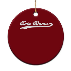 Twin Mama Ceramic Ornament Pregnancy Announcement New Mom Gift TS10 1pc Red Print Your Wear
