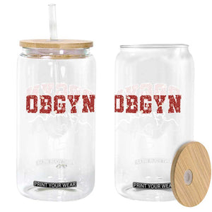 Christmas OBGYN Squad Glass Can Obstetrics And Gynecology Nurse - Print Your Wear