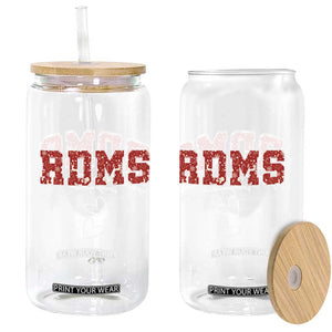 Christmas Sonographer Glass Can RDMS Ultrasound Tech Technologist Gift - Print Your Wear