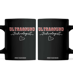 Ultrasound Tech Christmas Coffee Mug Technologist Gift Sonographer Sonography Student TS10 Black Print Your Wear