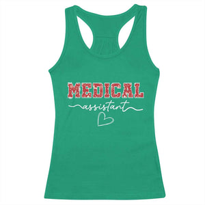 Christmas Medical Assistant Racerback Tank Top MA Nurse Gift TS10 Irish Green Print Your Wear