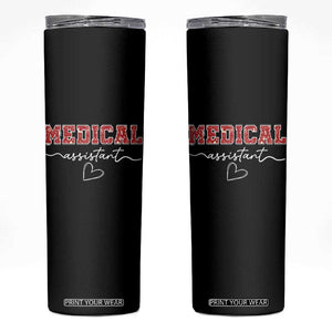 Christmas Medical Assistant Skinny Tumbler MA Nurse Gift TS10 Black Print Your Wear