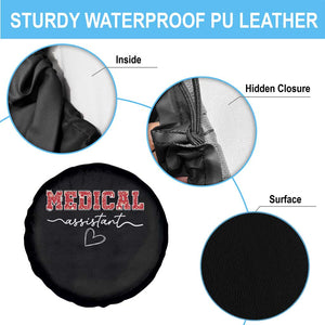 Christmas Medical Assistant Spare Tire Cover MA Nurse Gift TS10 Print Your Wear