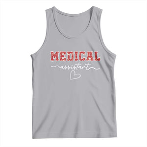 Christmas Medical Assistant Tank Top MA Nurse Gift TS10 Athletic Heather Print Your Wear