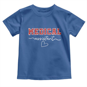 Christmas Medical Assistant Toddler T Shirt MA Nurse Gift TS10 Royal Blue Print Your Wear