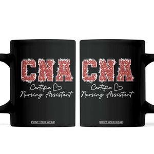 CNA Christmas Coffee Mug Certified Nursing Assistant Gift TS10 Black Print Your Wear