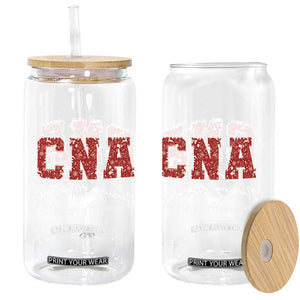 CNA Christmas Glass Can Certified Nursing Assistant Gift - Print Your Wear