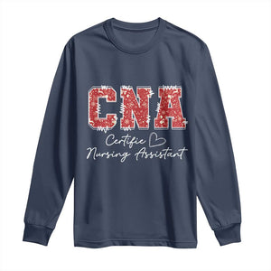 CNA Christmas Long Sleeve Shirt Certified Nursing Assistant Gift - Print Your Wear