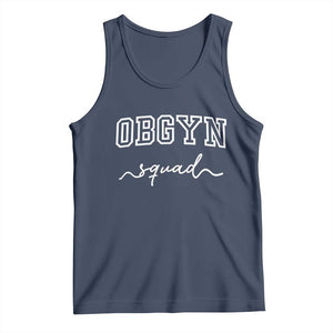 OBGYN Squad Tank Top Obstetrics And Gynecology Nurse TS10 Navy Print Your Wear