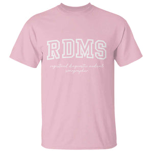 Sonographer T Shirt RDMS Ultrasound Tech Technologist Gift TS10 Light Pink Print Your Wear