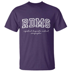 Sonographer T Shirt RDMS Ultrasound Tech Technologist Gift TS10 Purple Print Your Wear
