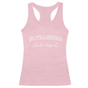 Ultrasound Tech Racerback Tank Top Technologist Gift Sonographer Sonography Student TS10 Light Pink Print Your Wear