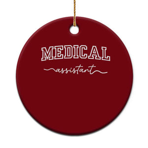 Medical Assistant Ceramic Ornament MA Nurse Gift TS10 1pc Red Print Your Wear