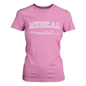 Medical Assistant T Shirt For Women MA Nurse Gift TS10 Azalea Print Your Wear