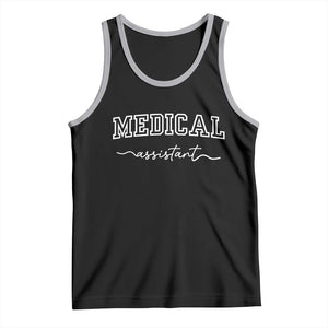 Medical Assistant Tank Top MA Nurse Gift TS10 Black Athletic Heather Print Your Wear