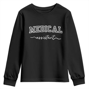 Medical Assistant Youth Sweatshirt MA Nurse Gift TS10 Black Print Your Wear