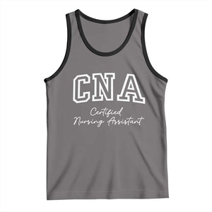 Certified Nursing Assistant Tank Top CNA Gift TS10 Deep Heather Black Print Your Wear