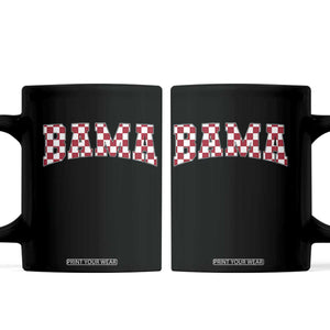 Vintage Bama Coffee Mug Retro Checkered Varsity Alabama Lover AL State TS10 Black Print Your Wear