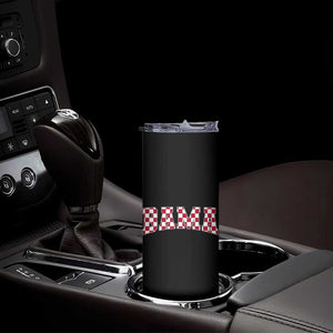 Vintage Bama Skinny Tumbler Retro Checkered Varsity Alabama Lover AL State TS10 Print Your Wear