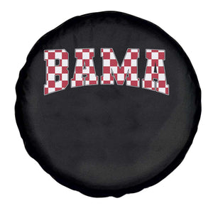 Vintage Bama Spare Tire Cover Retro Checkered Varsity Alabama Lover AL State TS10 Print Your Wear