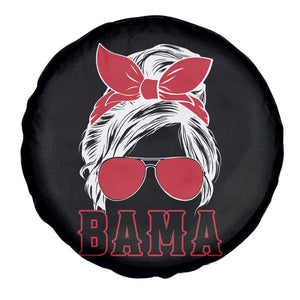 Alabama Fan Spare Tire Cover Bama Football Lover Game Day Messy Bun TS10 Print Your Wear