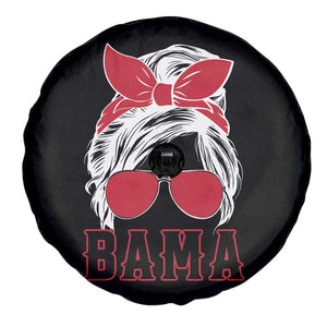 Alabama Fan Spare Tire Cover Bama Football Lover Game Day Messy Bun TS10 Print Your Wear