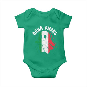 Gabagool Ghost Italian Baby Onesie Funny Halloween Costume Gaba Ghoul Pun TS10 Irish Green Print Your Wear