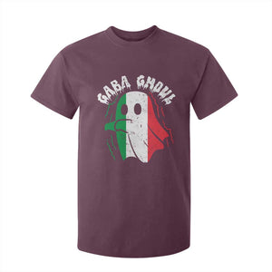 Gabagool Ghost Italian T Shirt For Kid Funny Halloween Costume Gaba Ghoul Pun TS10 Maroon Print Your Wear