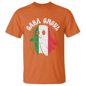 Gabagool Ghost Italian T Shirt Funny Halloween Costume Gaba Ghoul Pun TS10 Orange Print Your Wear