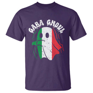 Gabagool Ghost Italian T Shirt Funny Halloween Costume Gaba Ghoul Pun TS10 Purple Print Your Wear