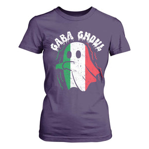 Gabagool Ghost Italian T Shirt For Women Funny Halloween Costume Gaba Ghoul Pun TS10 Purple Print Your Wear